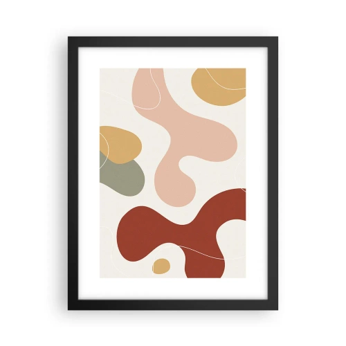 Plakat w czarnej ramie - Esy czy floresy? - 30x40 cm