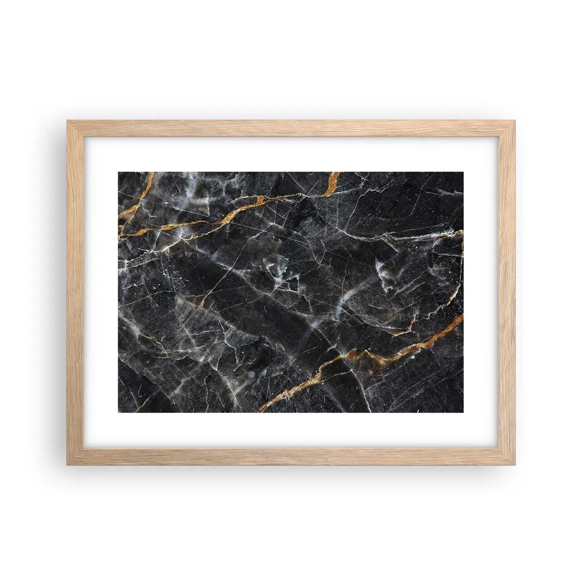 Plakat w ramie jasny dąb - Wewnętrzne życie kamienia - 40x30 cm