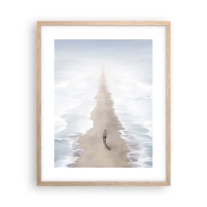 Plakat w ramie jasny dąb - Jasna przyszłość - 40x50 cm
