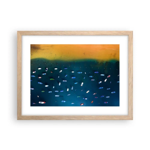 Plakat w ramie jasny dąb - Wakacyjna gra - 40x30 cm