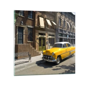 Obraz na szkle - Dawno temu w Ameryce - 70x70 cm