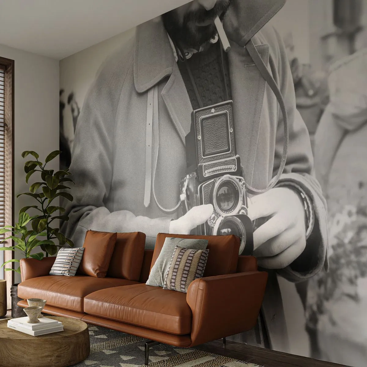 Fototapeta Samoprzylepna Deluxe Sticker - W stylu retro - Aparat Fotograficzny, Vintage, Kamera - 250x175 cm