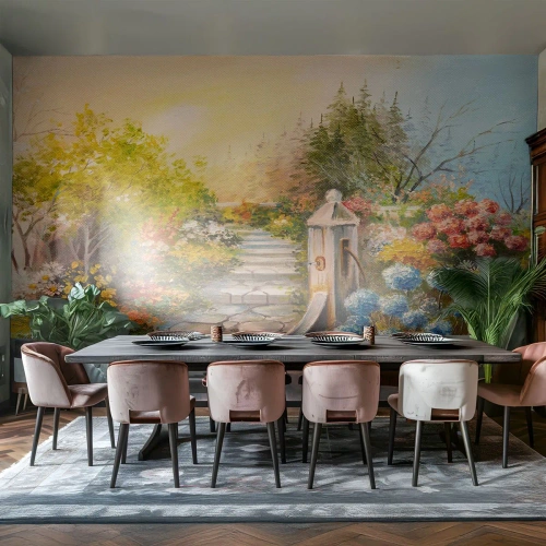 Fototapeta na wymiar Premium Canvas - W pełnym rozkwicie - Ogród, Kwiaty, Natura