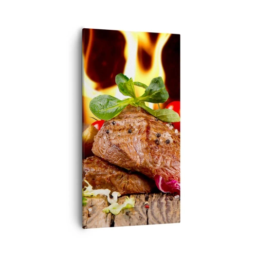 Obraz na płótnie - Wyczarowane żarem - 55x100 cm