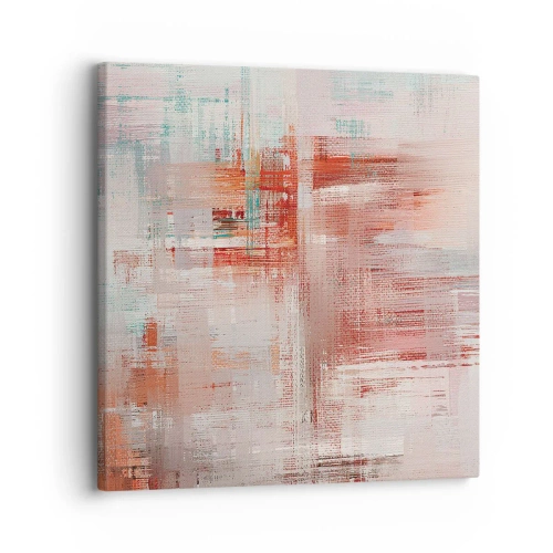 Obraz na płótnie - Zamglone. Ale różowe - 30x30 cm