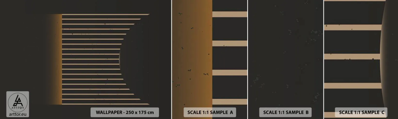 Fototapeta Próbka Standard Eco - Zbadać ciemność - Abstrakcja, Sztuka, Lineart - 100x30 cm