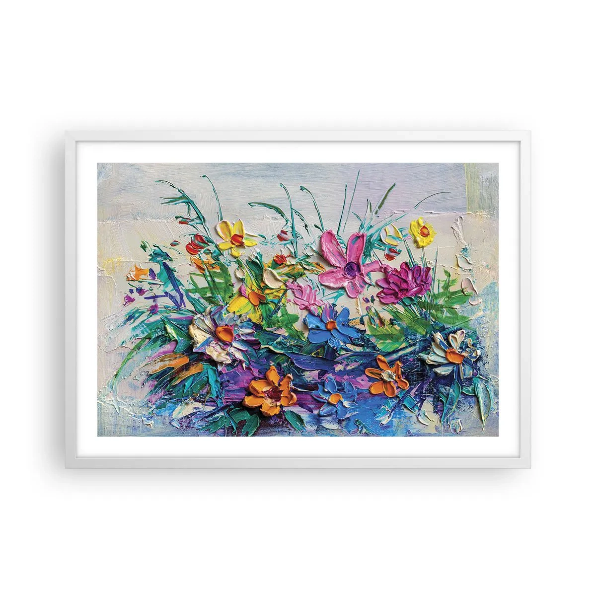 Plakat w białej ramie - Wcale nie-martwa natura - 70x50 cm