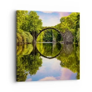 Obraz na płótnie - Na styku dwóch światów - 40x40 cm