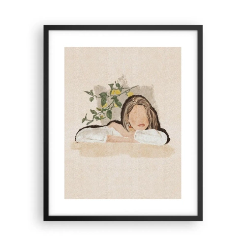 Plakat w czarnej ramie - Piękność południa - 40x50 cm