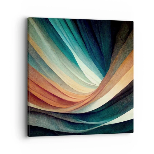 Obraz na płótnie - Utkane z barw - 40x40 cm