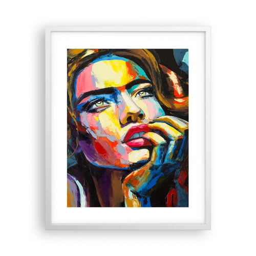 Plakat w białej ramie - Marzenia jak ptaki szybują po niebie - 40x50 cm