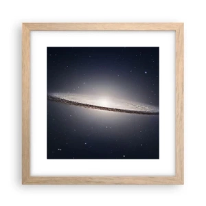 Plakat w ramie jasny dąb - Dawno temu w odległej galaktyce… - 30x30 cm