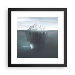 Plakat w czarnej ramie - Podwodna tajemnica - 30x30 cm