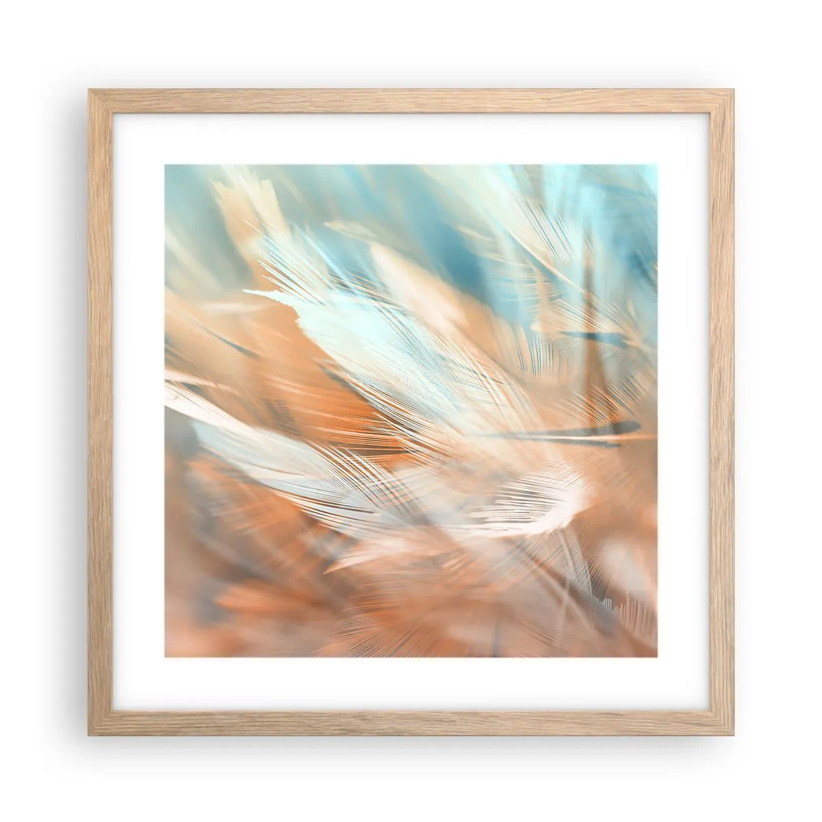 Plakat w ramie jasny dąb - W krainie łagodności - 40x40 cm