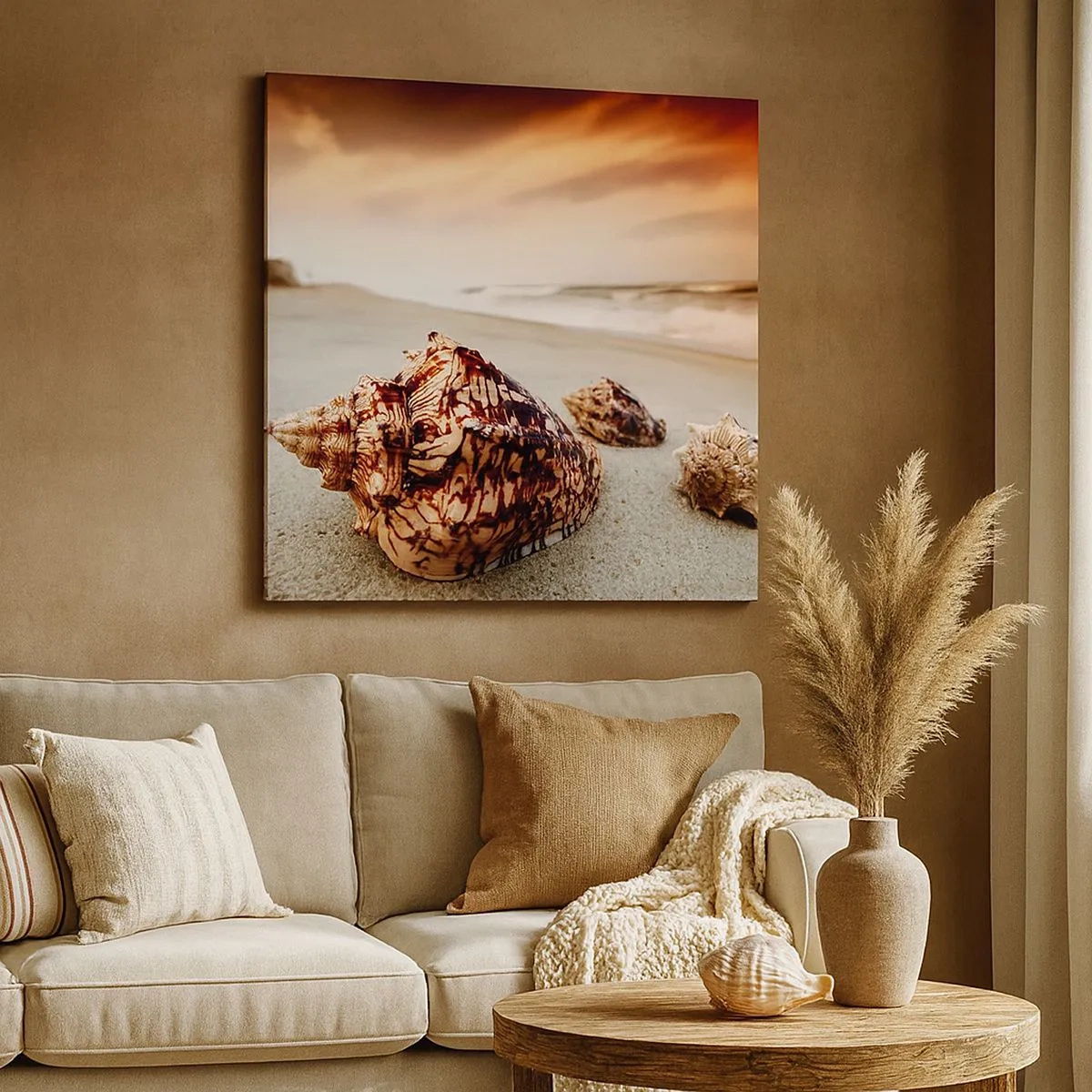 Obraz na płótnie - Wygnanki fal - 30x30 cm