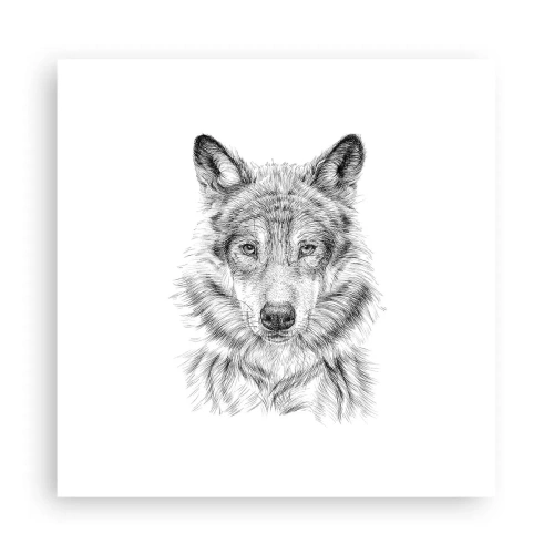 Plakat - Urodzony przywódca - 30x30 cm
