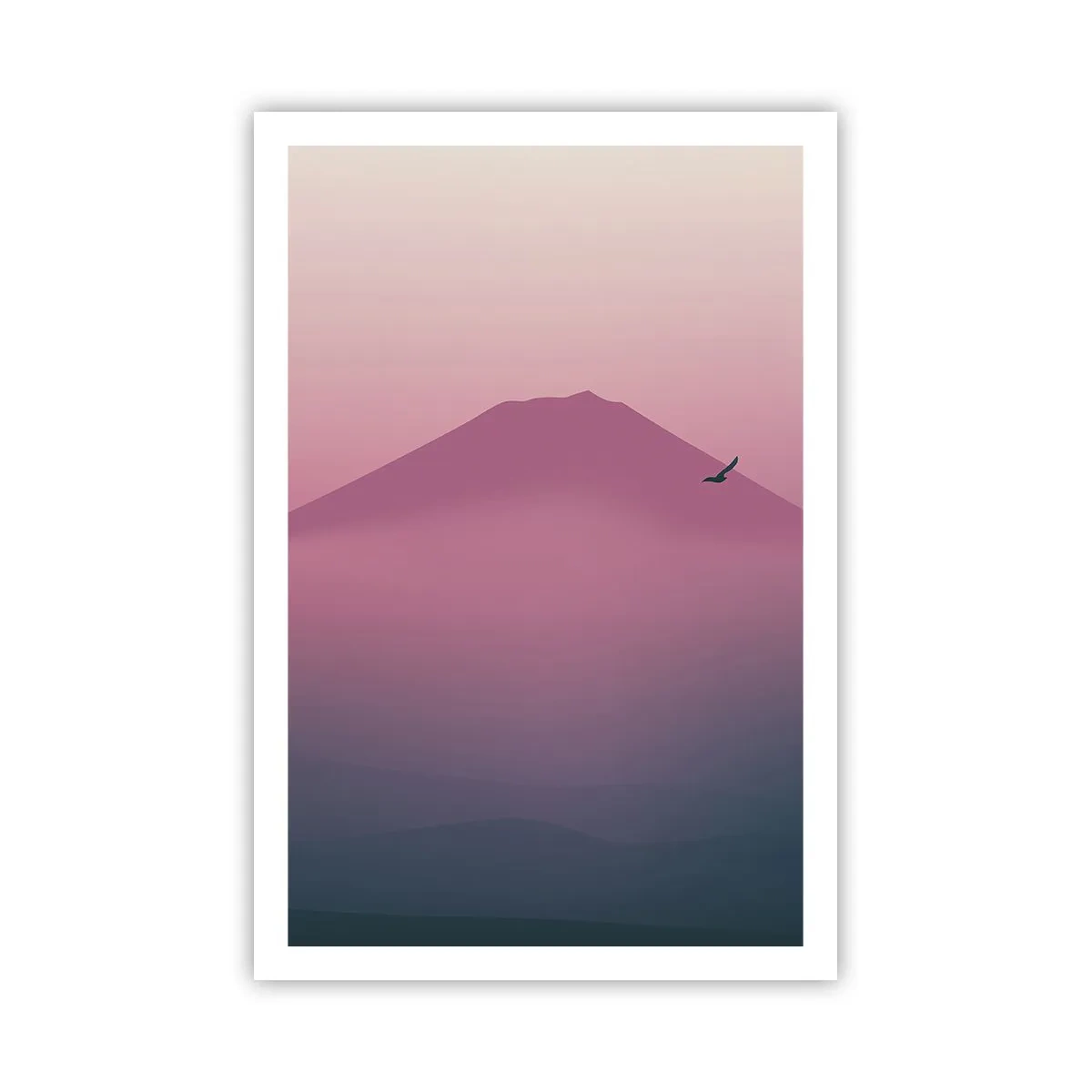 Plakat - Wędrowcy ponad chmurami - 61x91 cm