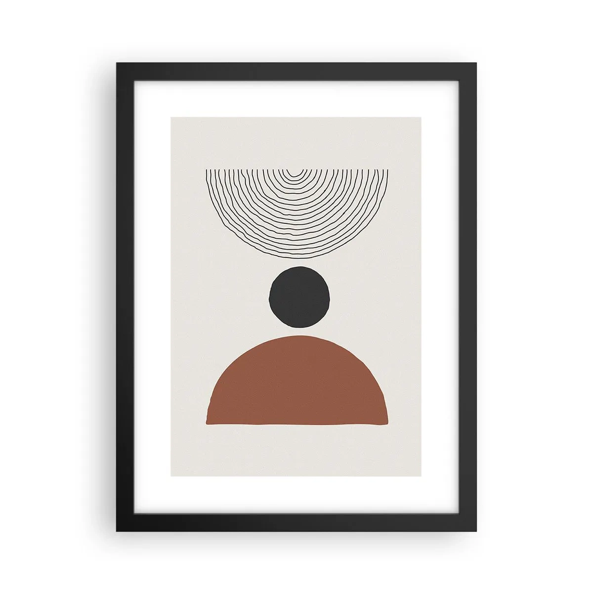 Plakat w czarnej ramie - W centrum uwagi - 30x40 cm