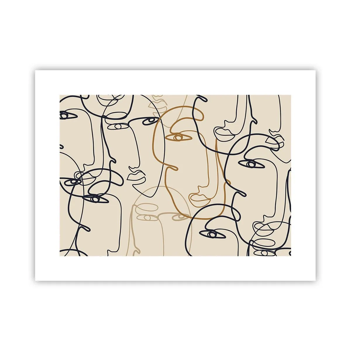 Plakat - Portret zwielokrotniony - 40x30 cm