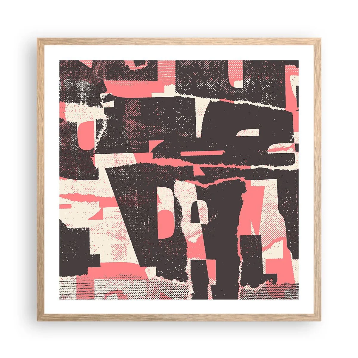 Plakat w ramie jasny dąb - Cały ten zgiełk - 60x60 cm
