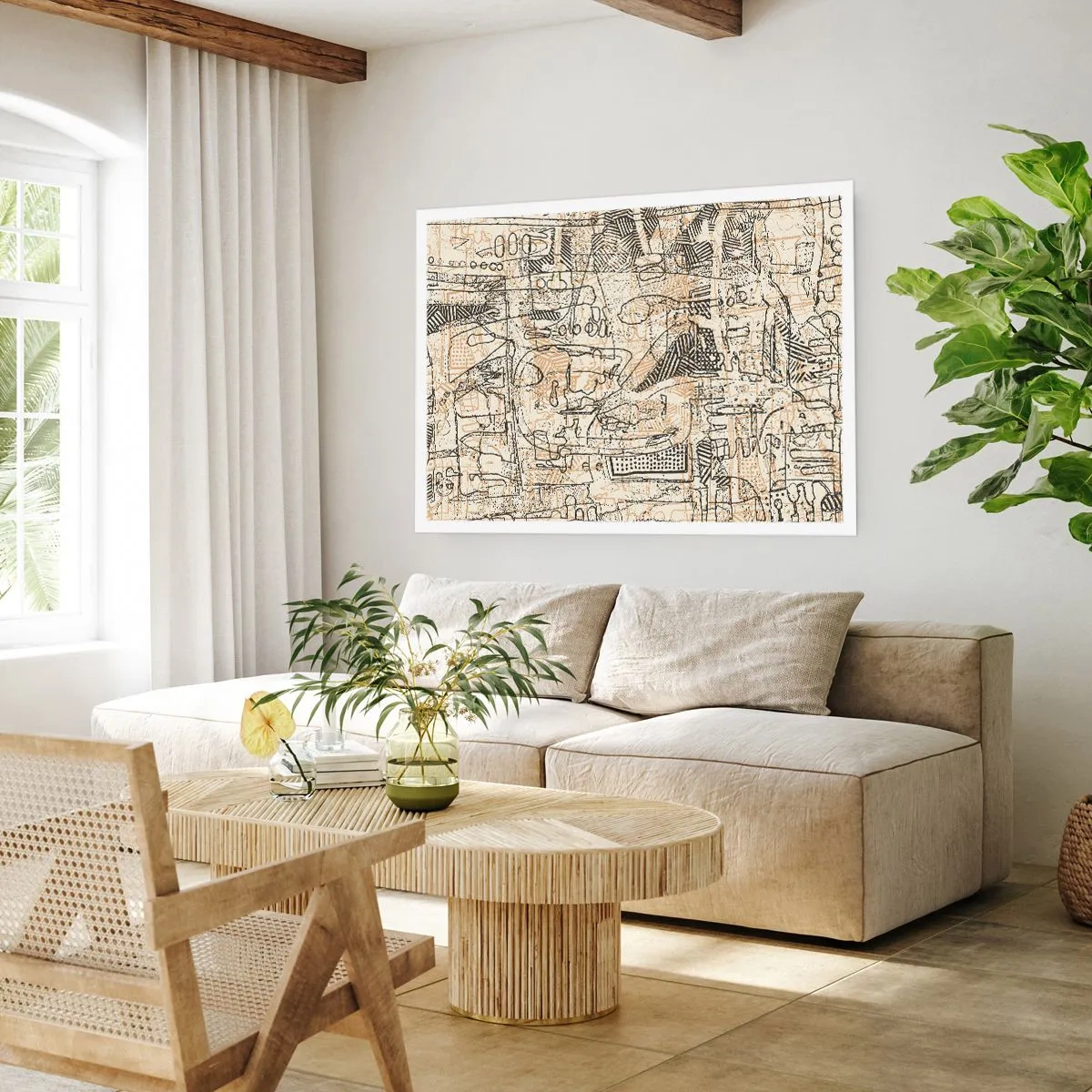 Plakat - Czeka na rozszyfrowanie - 70x50 cm