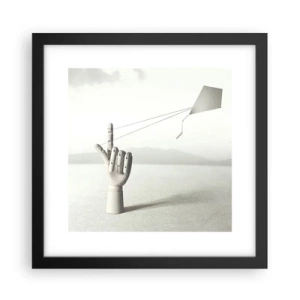 Plakat w czarnej ramie - Próba sił - 30x30 cm
