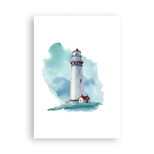 Plakat - Łagodna siostra błękitu - 70x100 cm