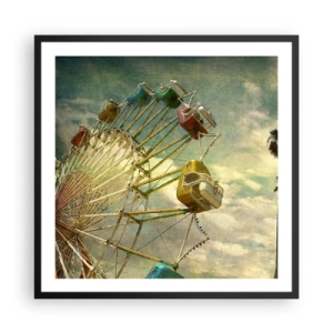 Plakat w czarnej ramie - Będzie, będzie zabawa… - 60x60 cm