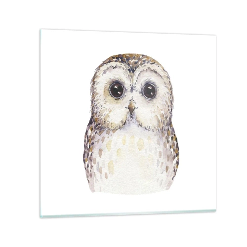 Obraz na szkle - Spójrz mi w oczy - 40x40 cm