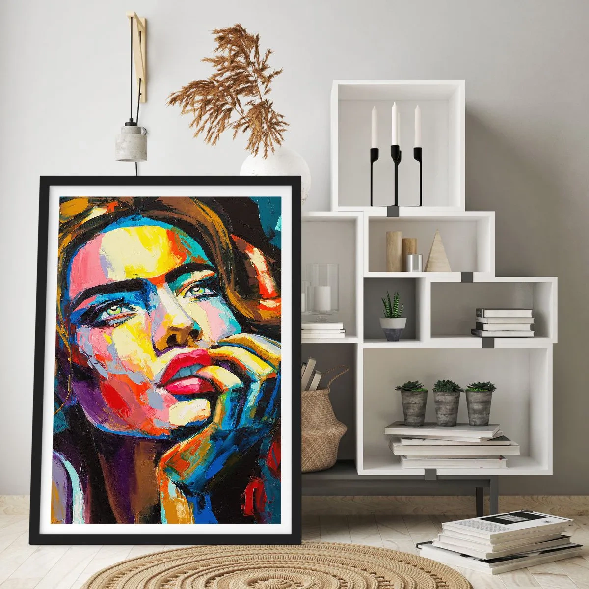 Plakat w czarnej ramie - Marzenia jak ptaki szybują po niebie - 30x40 cm