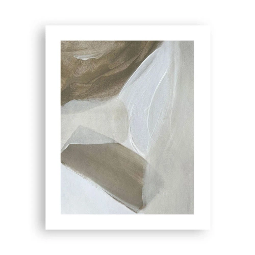 Plakat - Fala bieli - 40x50 cm