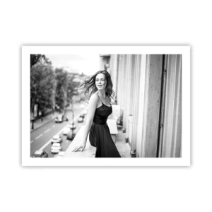 Plakat - Z pewnością paryżanka - 70x50 cm