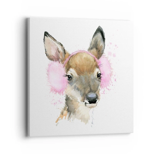 Obraz na płótnie - I mróz już niestraszny - 40x40 cm