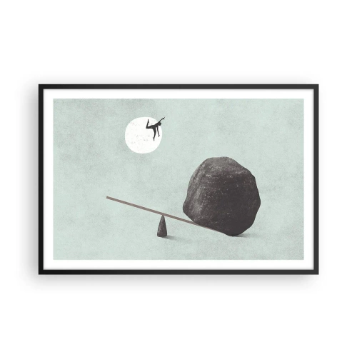 Plakat w czarnej ramie - Spełnione marzenie - 91x61 cm