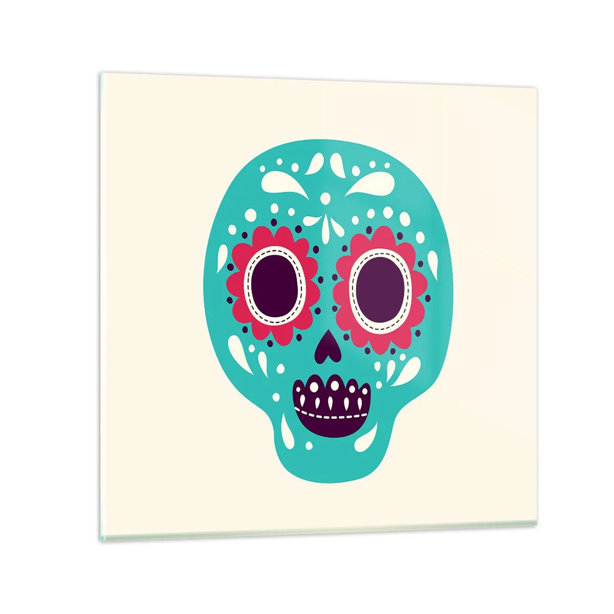 Obraz na szkle - Życie – zabawa aż do śmierci - 60x60 cm