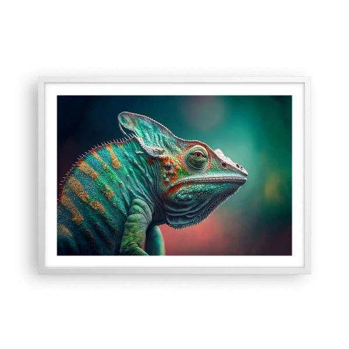 Plakat w białej ramie - Widzisz mnie? Niedobrze… - 70x50 cm