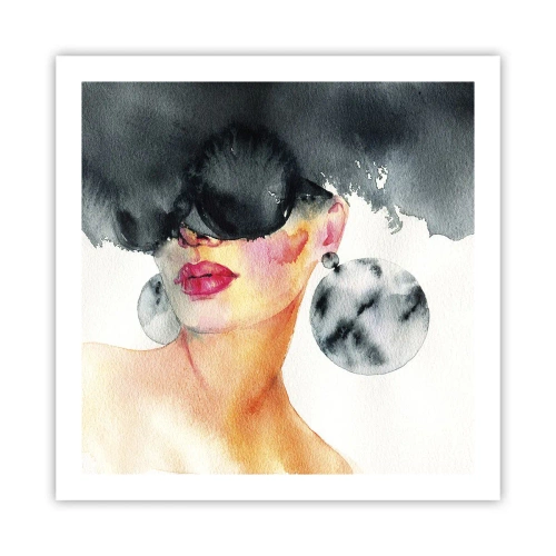 Plakat - Tajemnica elegancji - 60x60 cm