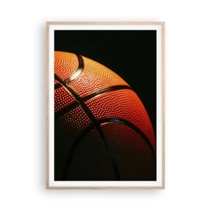 Plakat w ramie jasny dąb - Piękna jak planeta - 70x100 cm