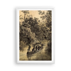 Plakat w białej ramie - Wyprawa do źródła - 61x91 cm