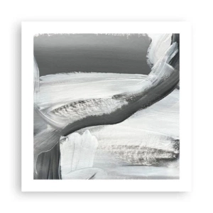 Plakat - Zdecydowanym ruchem - 50x50 cm