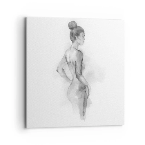 Obraz na płótnie - Piękna jak malowanie - 70x70 cm