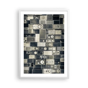 Plakat w białej ramie - I wszystko gra - 50x70 cm