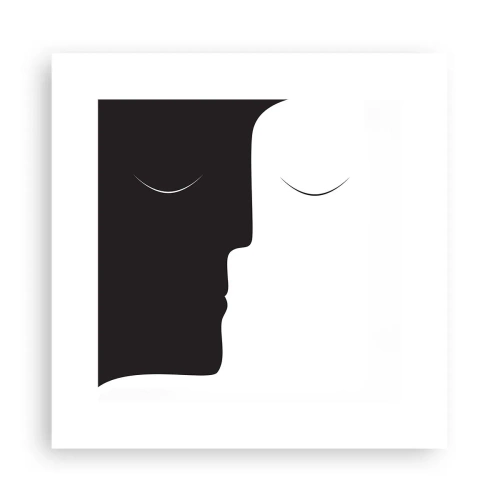 Plakat - Jedność przeciwieństw - 30x30 cm