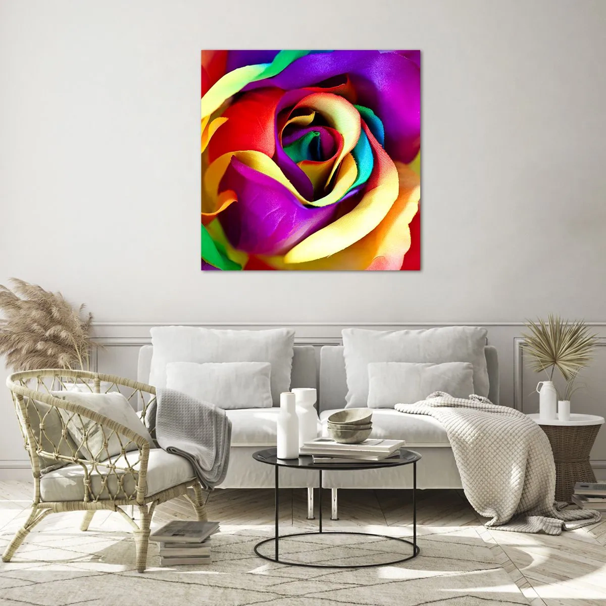 Obraz na szkle - To niemożliwe - 50x50 cm