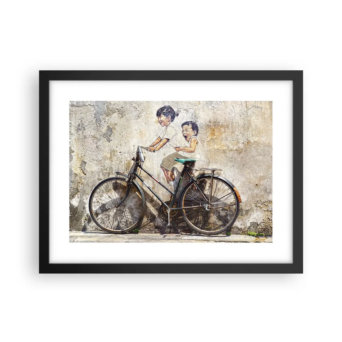 Plakat w czarnej ramie - Prawda czy fałsz? - 40x30 cm