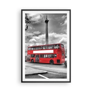 Plakat w czarnej ramie - Prawdziwy krwioobieg miasta - 61x91 cm