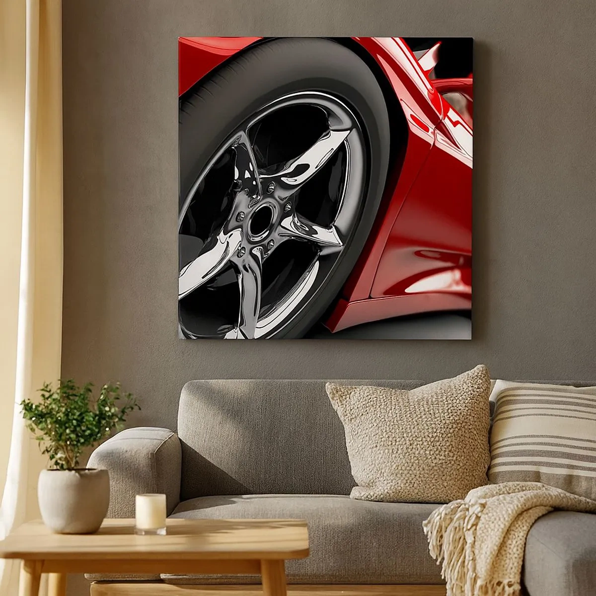 Obraz na płótnie - Stworzony do szybkości - 30x30 cm