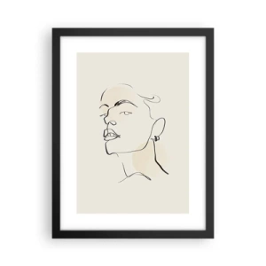 Plakat w czarnej ramie - Dumne spojrzenie - 30x40 cm