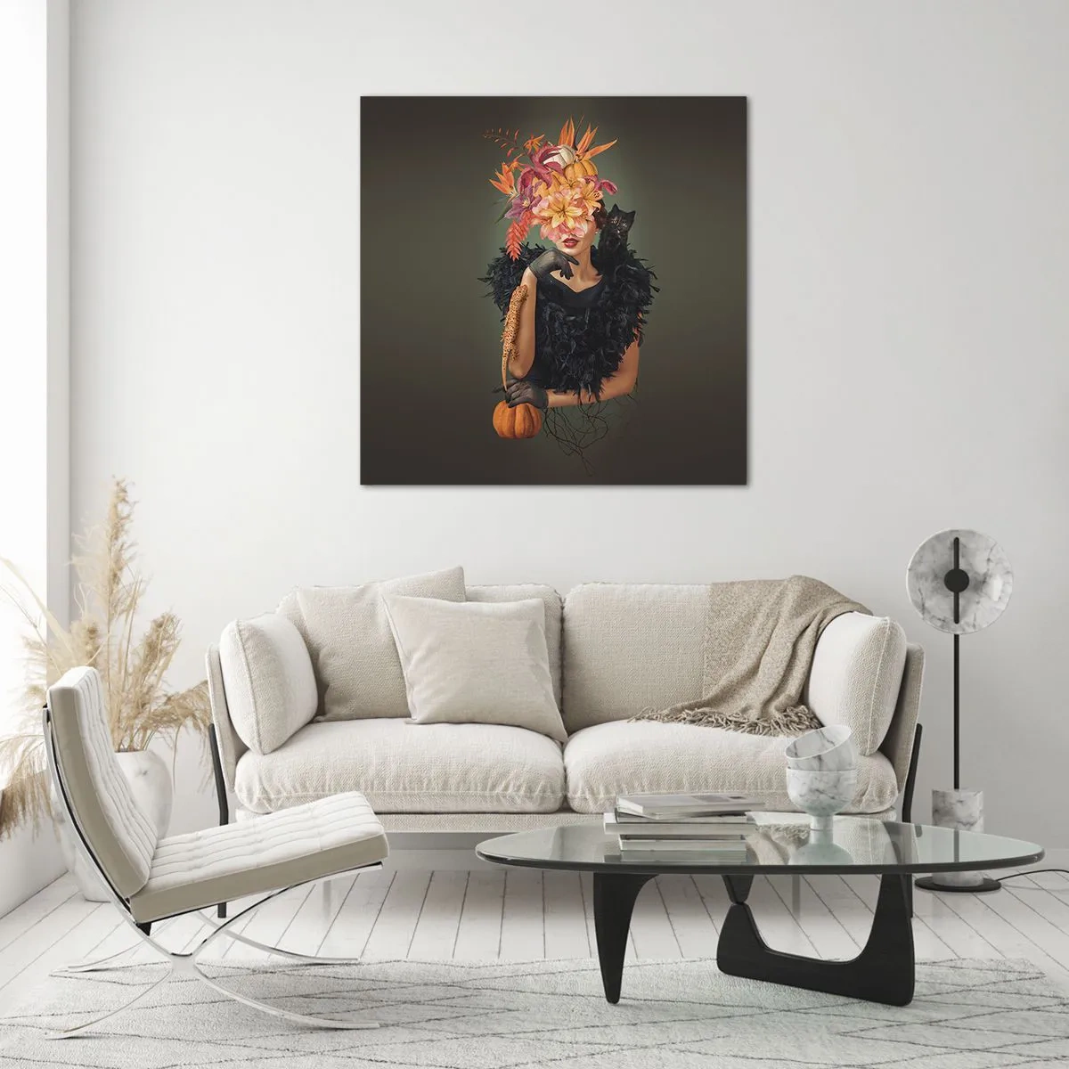 Obraz na szkle - Czar wiedźmy - 70x70 cm