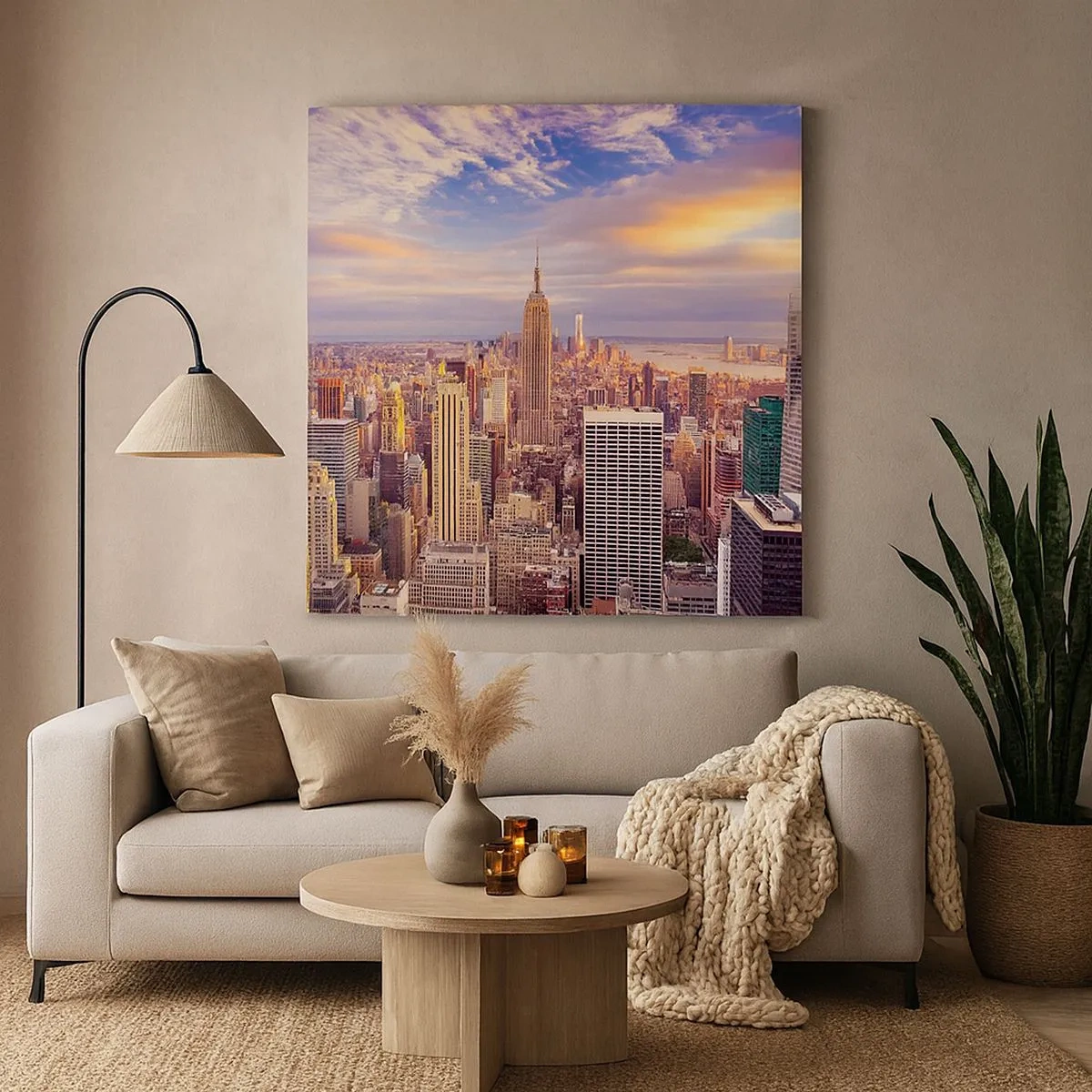 Obraz na płótnie - Sięgnąć samych chmur - 30x30 cm